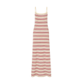 Women's striped square neck cami maxi dress